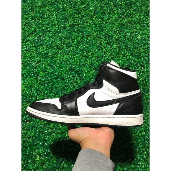 Air Jordan Retro 1 Og High Black/White 2014 Size 11M No Box 555088-010 - Picture 9 of 11